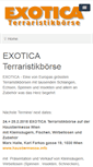 Mobile Screenshot of exotica.at